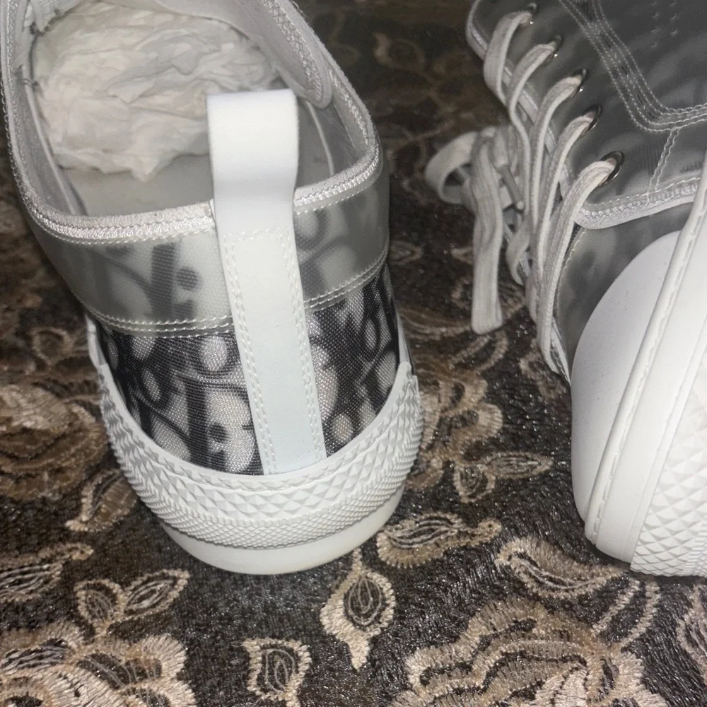 Dior Monochrome Sneakers in Elegant Black & White Gently Used. Men’s EU 47/14 US - Picture 15 of 15